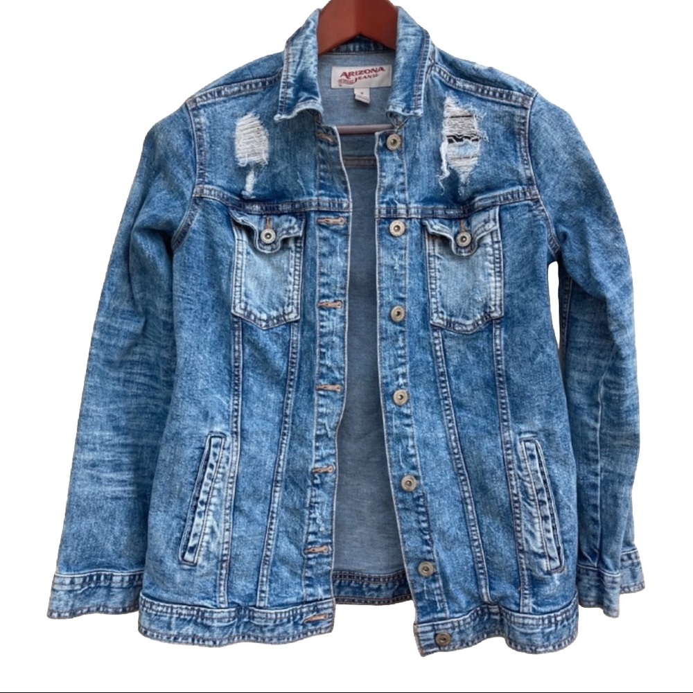 Arizona Shredded Jean Jacket M